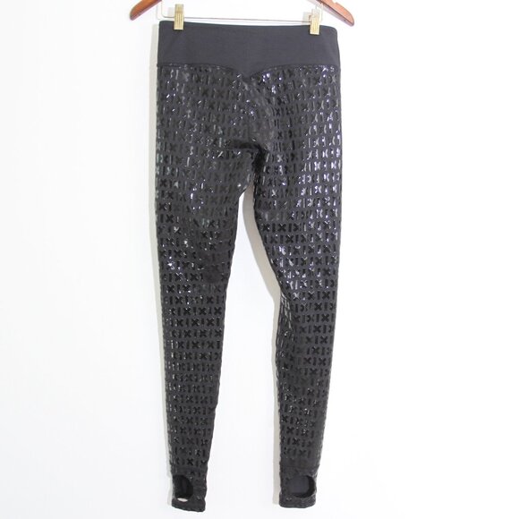 NWT Creatures of XIX Gecko Grip Leggings Black High Rise Stirrups Size Medium - Picture 8 of 11